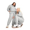 Pitkät urheiluhousut Puma Essentials Small No. 1 Logo Vaaleanharmaa Nainen