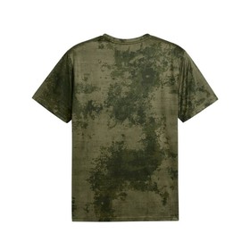 Short-sleeve Sports T-shirt Puma Essentialsentials Aop Green