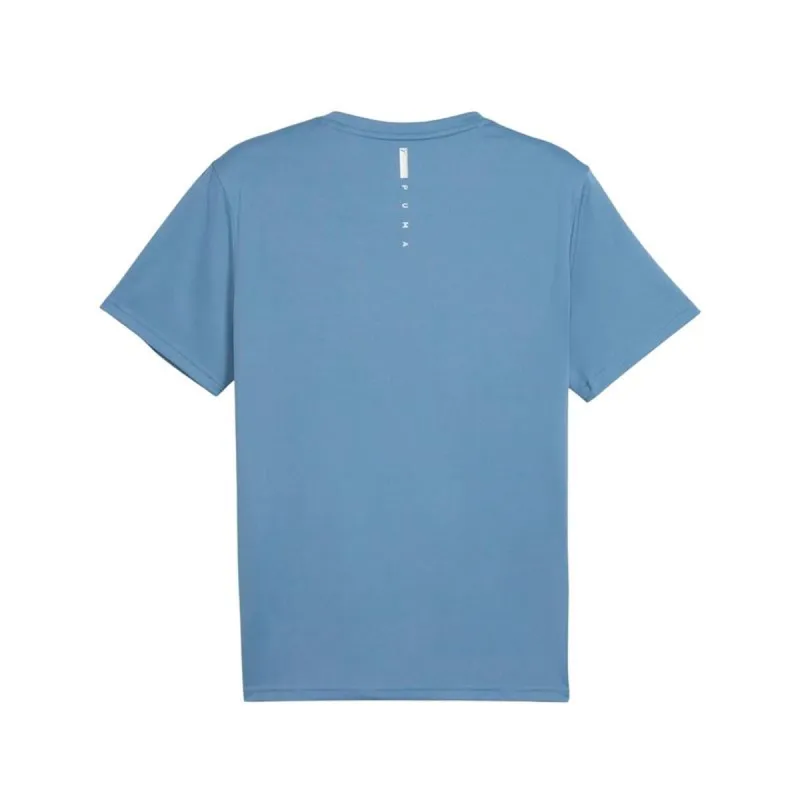Men’s Short Sleeve T-Shirt Puma M Flex Pocket Blue