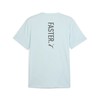 Men’s Short Sleeve T-Shirt Puma Graphics Running Fas Light Blue