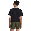 Naisten T-paita Under Armour Musta Fitness