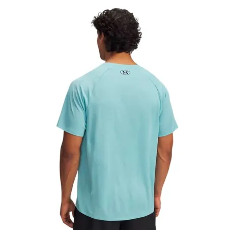 Lühikeste varrukatega T-särk, meeste Under Armour Tech Textured Ss Taevasinine