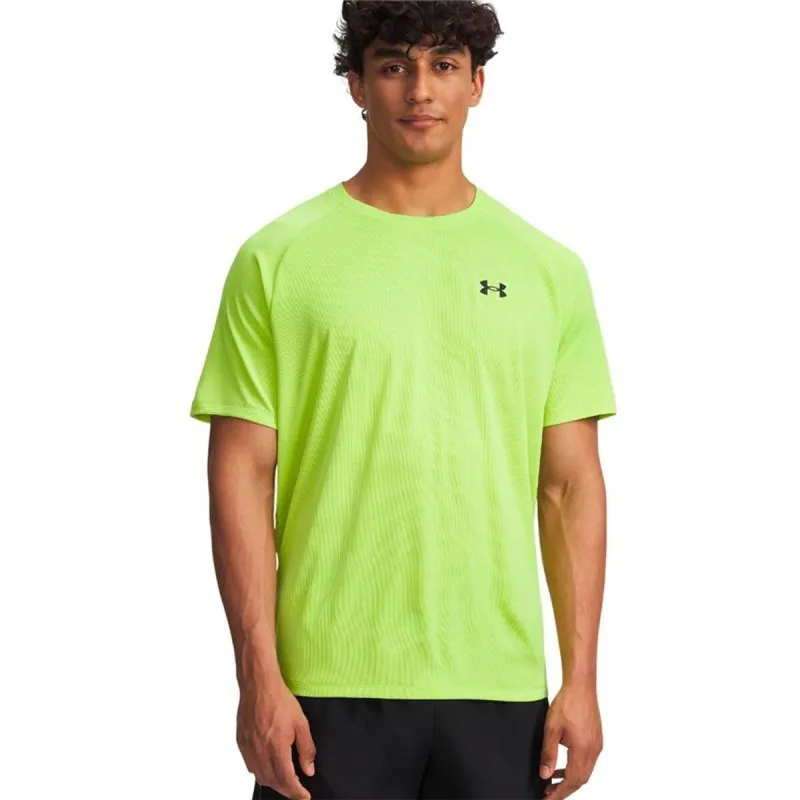 Футболка с коротким рукавом мужская Under Armour Tech Textured Лаймовый зеленый
