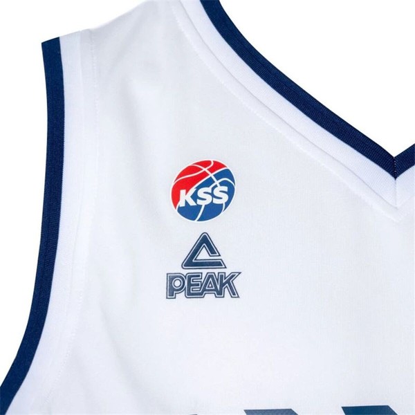 Basketbola T-krekls Peak Srbija 22 Balts