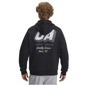 Men’s Hoodie Under Armour Rival Fleece Hbr Logo Hd Black