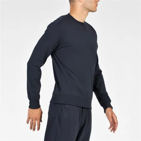 Men’s Sweatshirt without Hood John Smith Fomal Dark blue Navy Blue