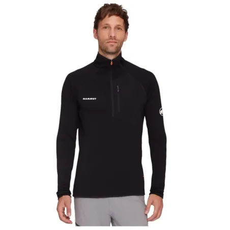 Miesten urheilutakki Mammut Aenergy Light Ml Half Zip Pull Musta