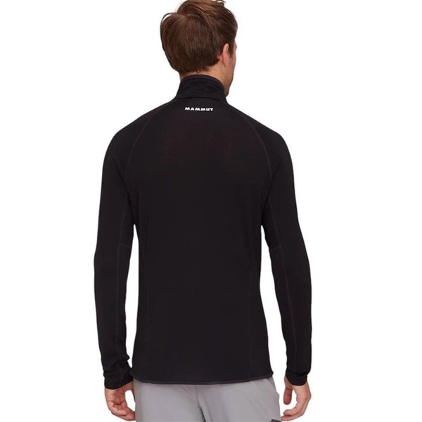 Miesten urheilutakki Mammut Aenergy Light Ml Half Zip Pull Musta