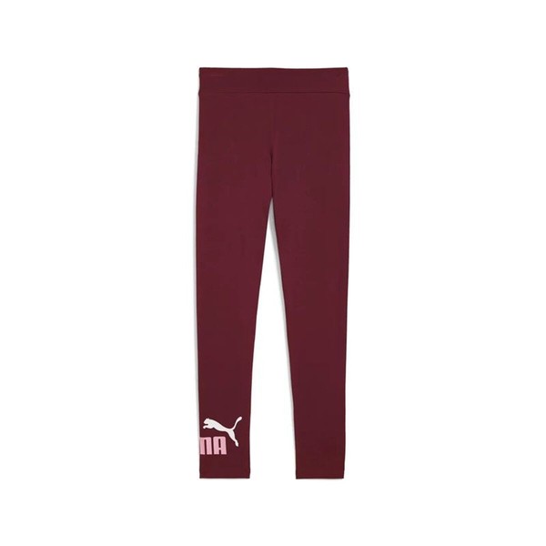 Lasten urheilulegginsit Puma Essentials 2 Tummanpunainen