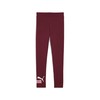 Lasten urheilulegginsit Puma Essentials 2 Tummanpunainen