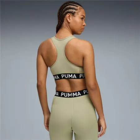 Sports Bra Puma 4Keeps Elastic Olive