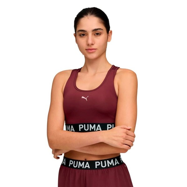 Sports Bra Puma 4Keeps Elastic Dark Red