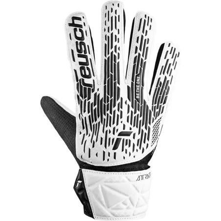 Перчатки вратаря Reusch Attrakt Solid Junior Белый взрослых