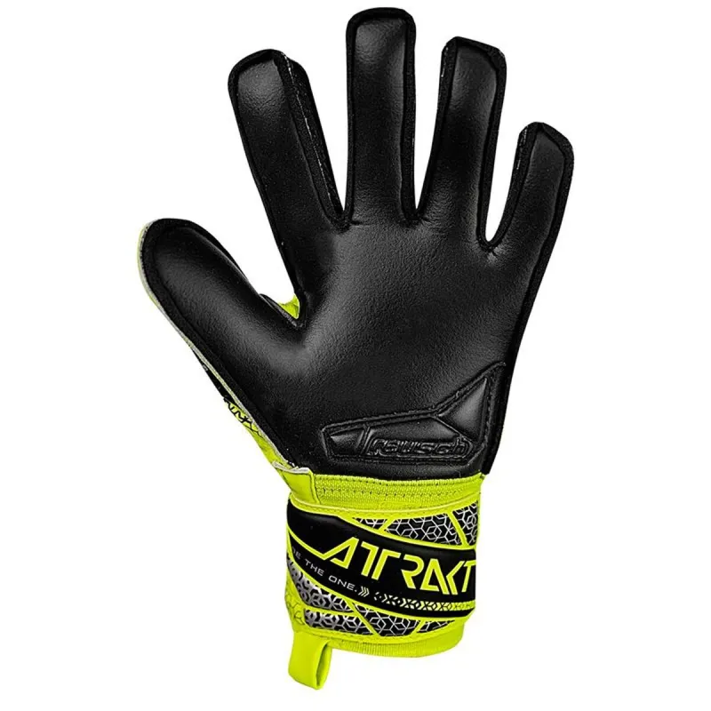 Перчатки вратаря Reusch Attrakt Silver Жёлтый