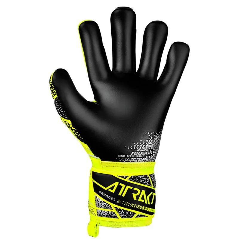 Перчатки вратаря Reusch Attrakt Freegel Жёлтый