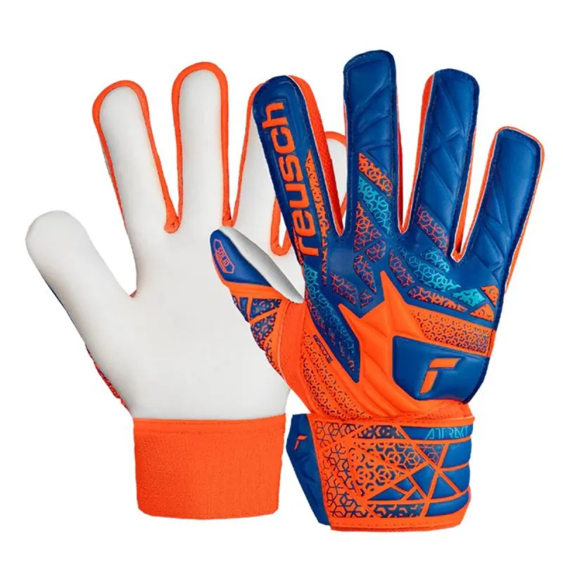 Перчатки вратаря Reusch Attrakt Starter Синий Оранжевый