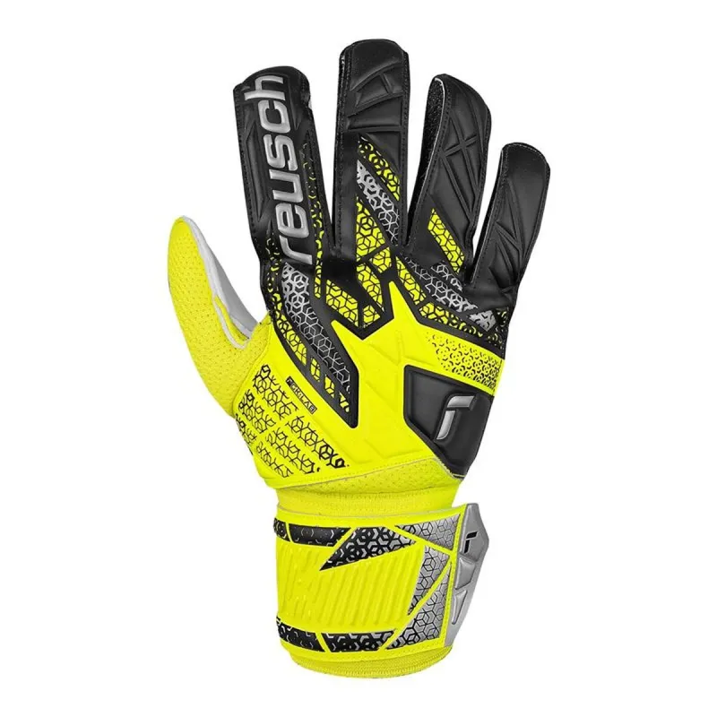 Перчатки вратаря Reusch Attrakt Solid safe Жёлтый взрослых