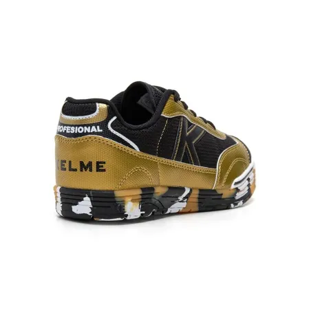 Children's Indoor Football Shoes Kelme Trueno Lace Ocre