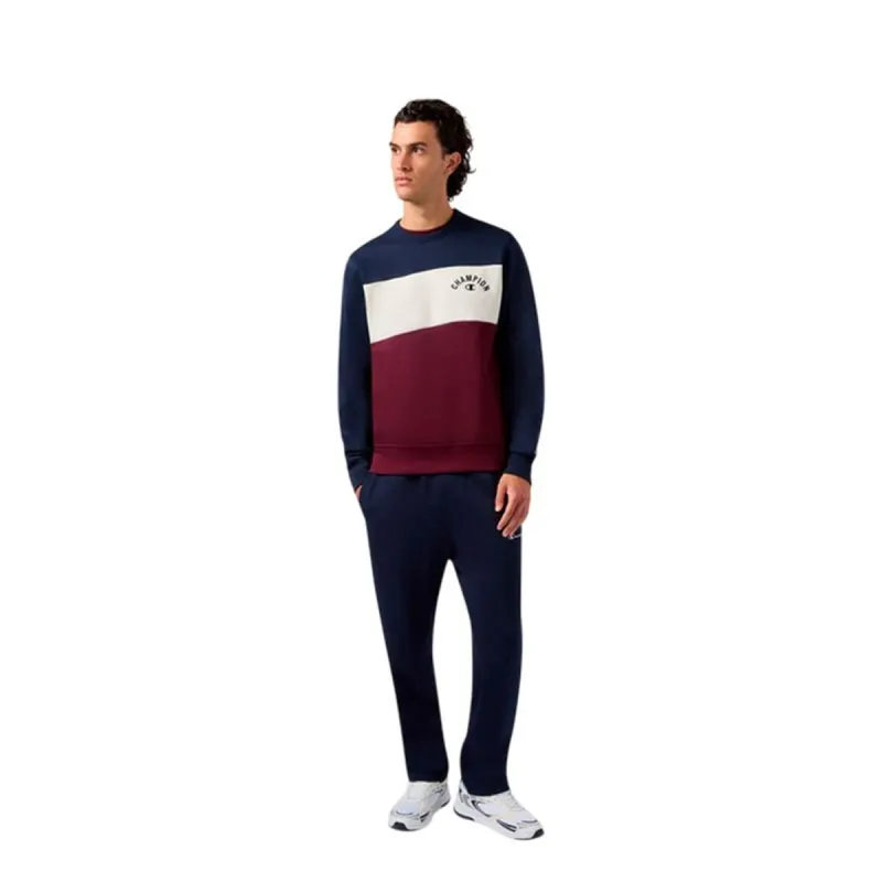 Men’s Sweatshirt without Hood Champion Icons Plus Navy Blue