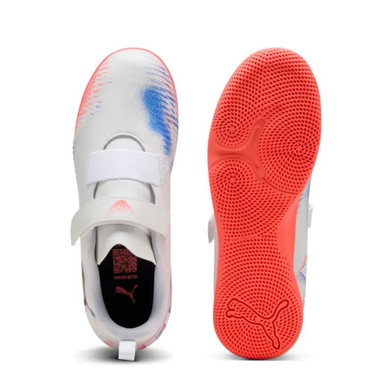 Children's Indoor Football Shoes Puma Future 8 Play V It White