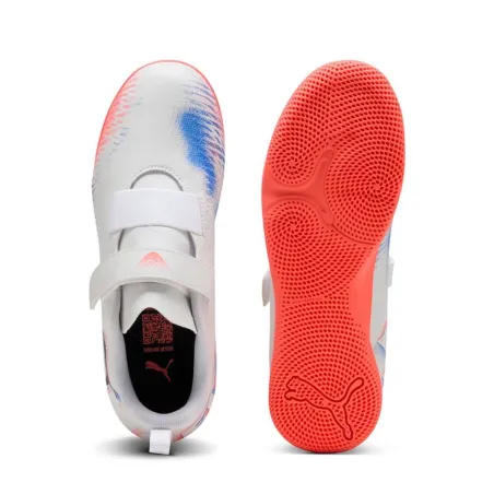 Children's Indoor Football Shoes Puma Future 8 Play V It White