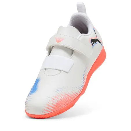 Children's Indoor Football Shoes Puma Future 8 Play V It White