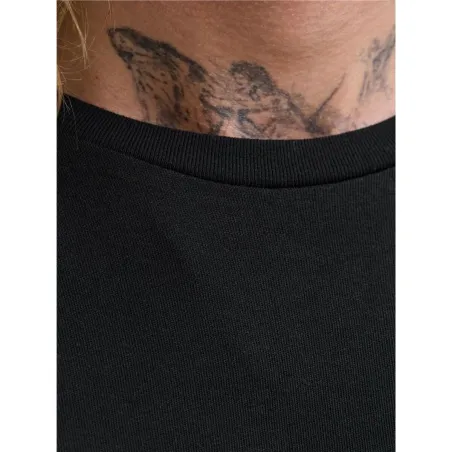 Vīriešu Krekls ar Garām Piedurknēm Jack & Jones Jjhayato Ls Crew Melns