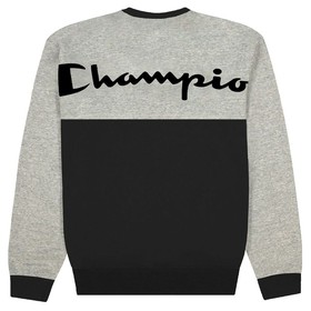Men’s Sweatshirt without Hood Champion Spliced Script Logo Black