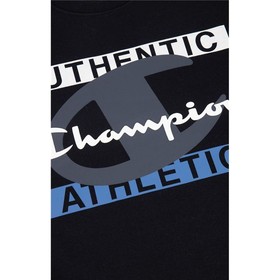 Men’s Sweatshirt without Hood Champion Authentic Athletic M Black