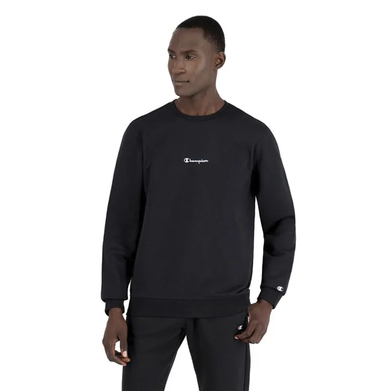 Men’s Sweatshirt without Hood Champion Basket Graphic M Black