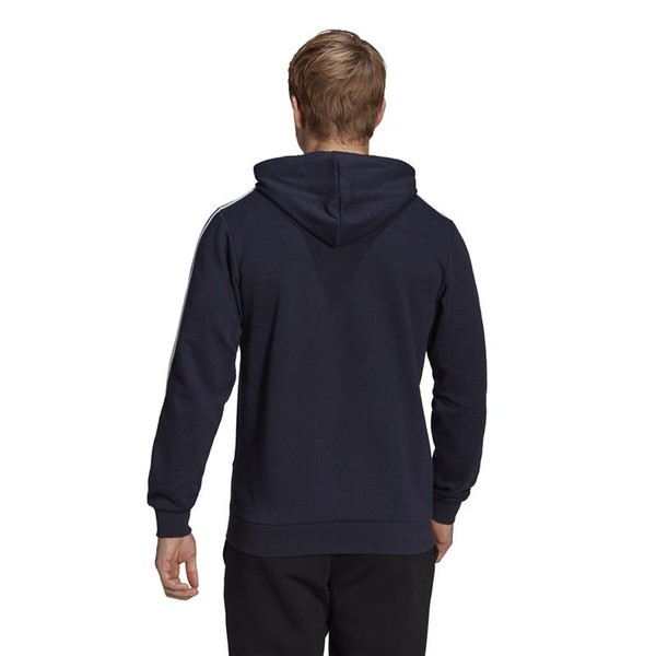 Men’s Hoodie Adidas Essentials 3 Bandas Dark blue