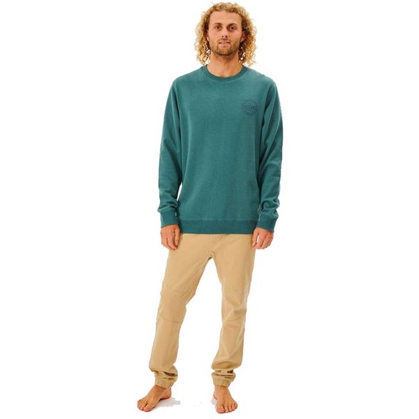Vyriškas džemperis be gobtuvo Rip Curl Re Entry Crew Mėlyna
