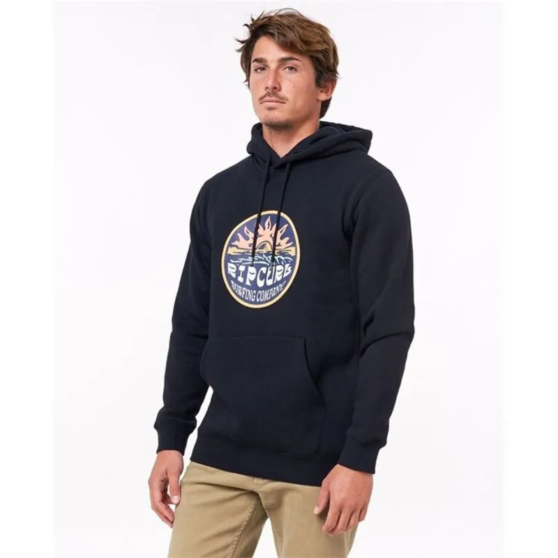 Men’s Hoodie Rip Curl Down The Line Black