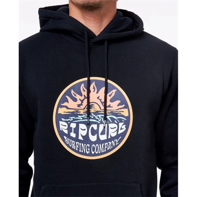 Men’s Hoodie Rip Curl Down The Line Black