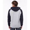 Men’s Hoodie Rip Curl Embroid Hooded Zip Thru Light grey