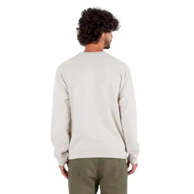 Men’s Sweatshirt without Hood Hurley OO Solid Summer White Natural