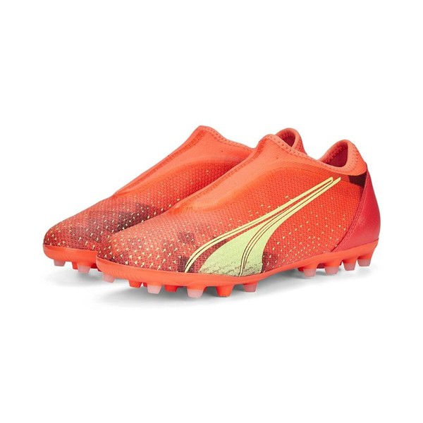 Детские футбольные бутсы Puma Ultra Match LL MG Оранжевый