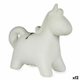 Krājkastīte apgleznošanai Pincello Keramika Vienradzis 6,4 x 13 x 14 cm 14 x 13 x 6 cm 14 x 13 x 6,5 cm 13 x 12,7 x 6 cm (12 gb.