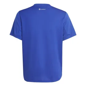 Krekls ar Īsām Piedurknēm Bērniem Adidas Aeroready Zils