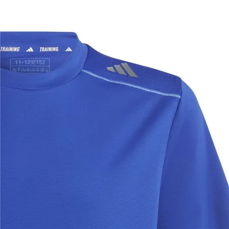 Krekls ar Īsām Piedurknēm Bērniem Adidas Aeroready Zils