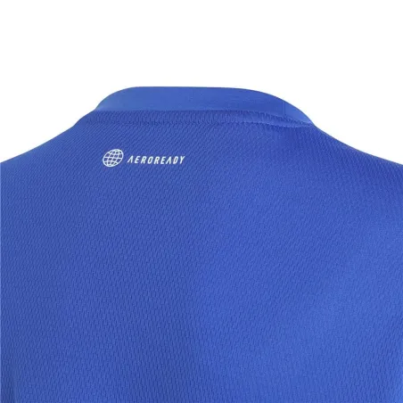 Krekls ar Īsām Piedurknēm Bērniem Adidas Aeroready Zils