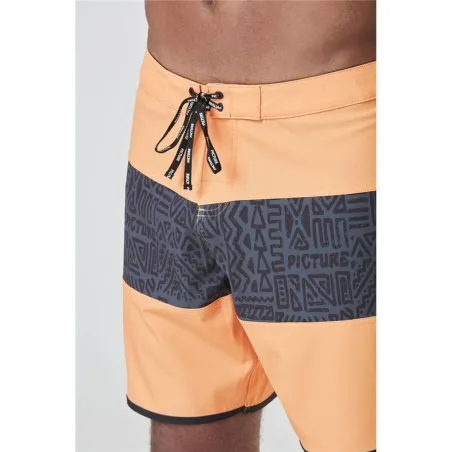 Men’s Bathing Costume Picture Andy 17 Light brown