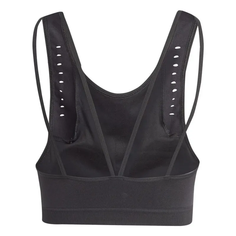 Sports Bra Adidas Aeroknit Light-Support Black