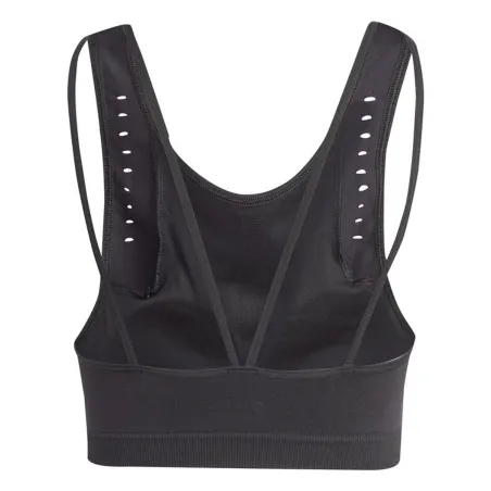 Sports Bra Adidas Aeroknit Light-Support Black