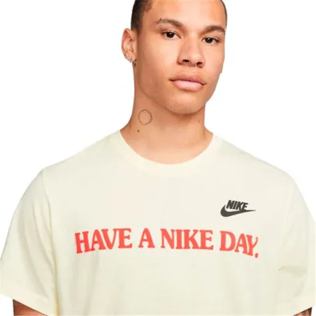 Lühikeste varrukatega T-särk, meeste Nike Have A Nice Day Beež