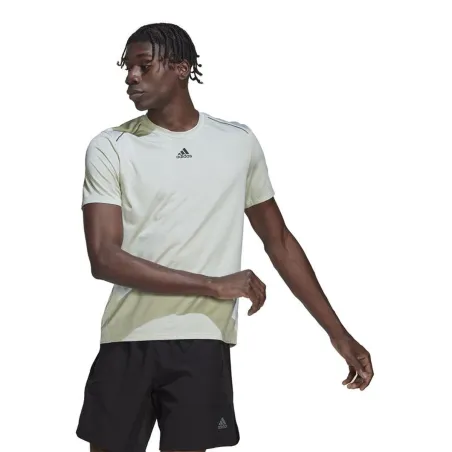 Men’s Short Sleeve T-Shirt Adidas Light Green