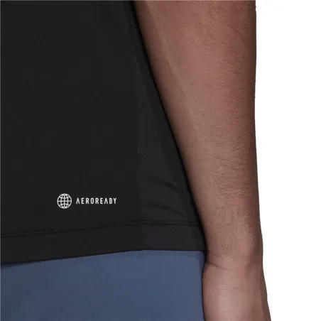Vīriešu Krekls ar Īsām Piedurknēm Adidas Big Badge Melns