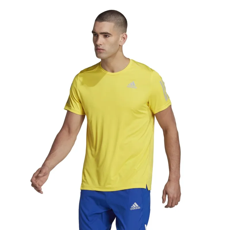 Men’s Short Sleeve T-Shirt Adidas Yellow