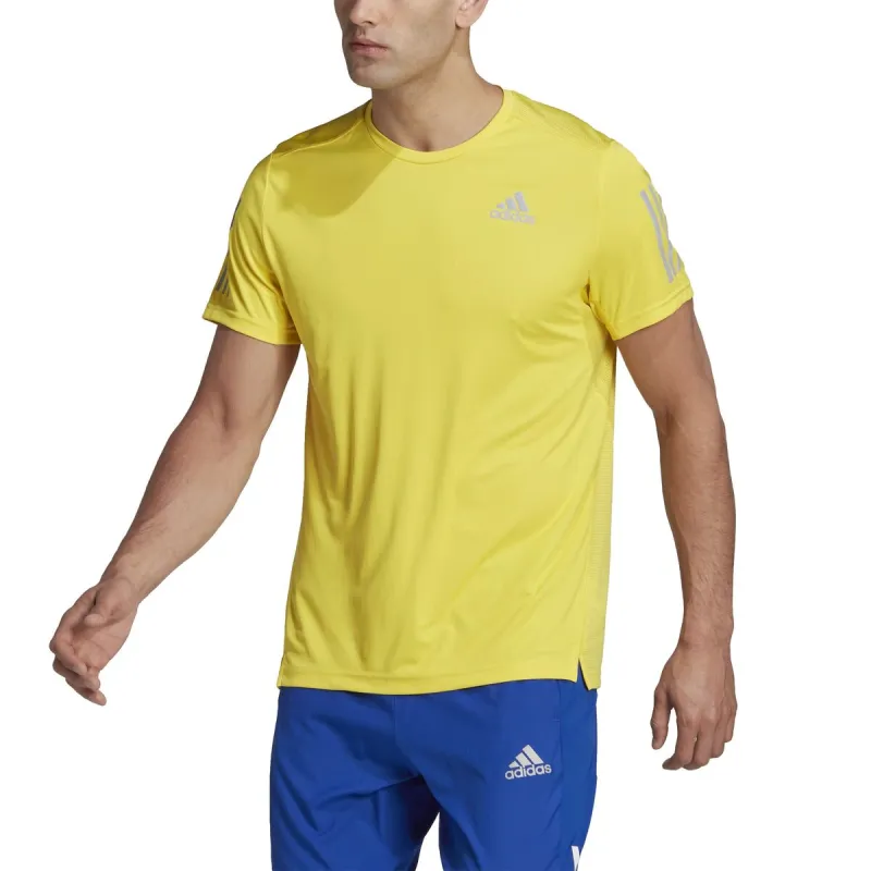 Men’s Short Sleeve T-Shirt Adidas Yellow