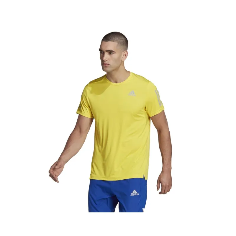 Men’s Short Sleeve T-Shirt Adidas Yellow